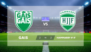 Statistik GAIS mot Hammarby IF: H2H och resultat