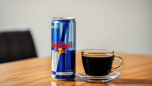 Hur mycket koffein i en Red Bull? 250 ml, 330 ml & kaffe